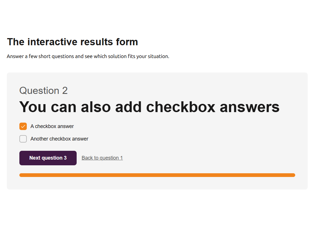 Easy and nice looking question creation