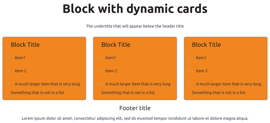 You can add any number of cards you want, and customize the amount of columns on desktop and mobile.